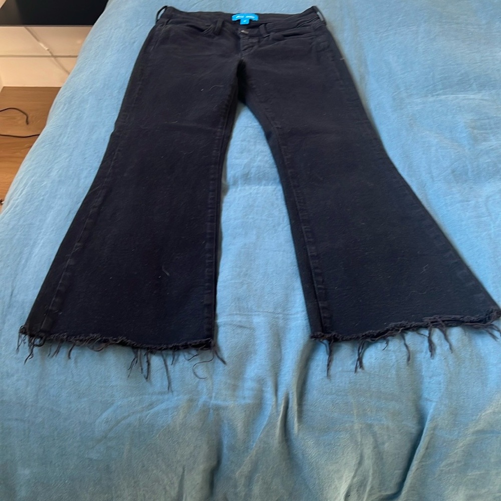 Women's Black Flared Jeans by M.i.h